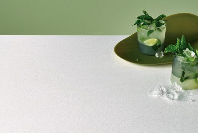 Intense White 6011 Caesarstone composiet keukenblad